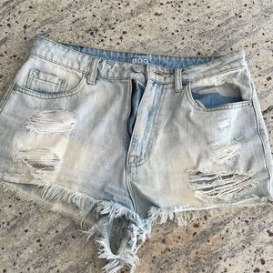 Urban outfitters super high rise cheeky Jean shorts